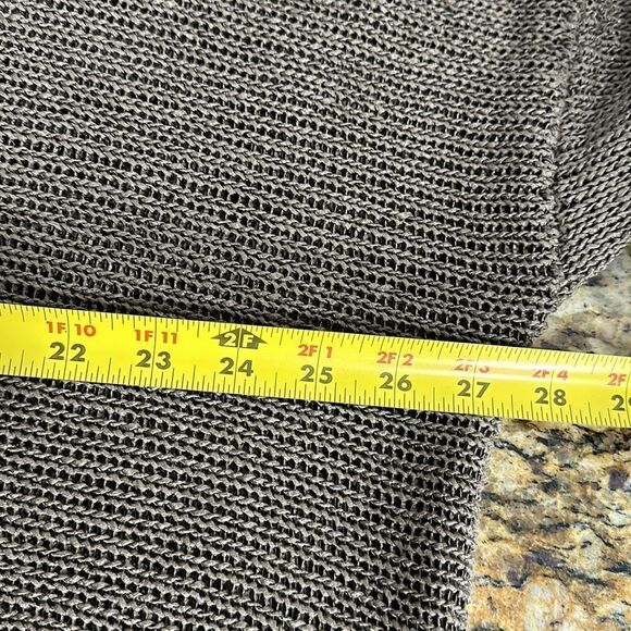 Cotton Blend Cutout Detail Taupe Relaxed Fit Pullover Sweater Size XL/XXL - Picture 7 of 8